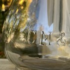 Vtg Chicago Milwaukee St  Paul Pacific Clear Cast Tall Rr Lantern Globe Cm stpry