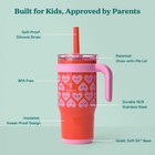 Coldee Tumbler With Spill-proof Straw   Handle  Insulated Stainless Steel 18 Oz 