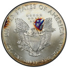 2017  1 American Silver Eagle Pcgs Ms66 - Fantastic Toning