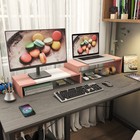 Westree Dual Monitor Stand - Riser 2 Shelf Computer With Adjustable Length And
