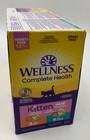 Wellness Complete Health Pate Variety Pack Kitten 12 Canned Wet Food Bb 02 2028