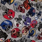 Vintage N t t  All Teams Nfl Team Helmets Cotton Fabric 1996 60  Wide   1 Yard