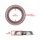 Caltric Exhaust Tailpipe Gasket For Arctic Cat 0612-693