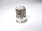 Antique Sterling Silver 925 Antique Victorian Era Sewing Thimble Size 11 