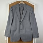 Joseph Abboud Suit Mens 42l Gray 2 Button Wool Blend Freedom Line Pants 38x30