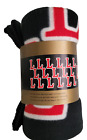 Ncaa Louisville Cardinals Team Fleece Throw Blanket 50x60 Black Red