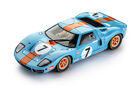 Slot It  gulf  Ford Gt40  7 - 1969 24hrs Le Mans 1 32 Scale Slot Car Ca18g