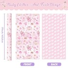  Baby Girl Reversible Wrapping Paper - 1 Roll 17    X 33 Ft Birthday Girl Baby