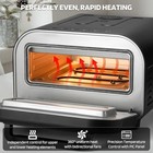  Indoor Pizza Oven  12 Inch Electric Countertop Pizza Maker With 6 Preset 