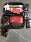 Tumi For Delta Airlines Amenity Kit Black Hard Shell Bag Travel Cosmetic Case