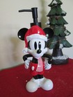 Disney Christmas Mickey And Minnie Mouse Snowman Lotion Soap Dispenser