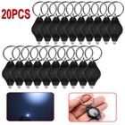 20pcs Led Mini Keychain Flashlight Key Ring Light Lights Torch Lamp Gifts Pocket