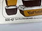 Vintage Pyrex Old Orchard 4-pc Oven  Fridge   Freezer Set 500-47 Mcm New Sealed