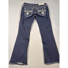 Rock Revival Yui Easy Boot Womens 2829jeans Embellished Rhinestones Thick Stitch