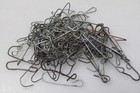 Lot 100 Vintage Metallic Christmas Tree Ornaments Standard Size Hangers Hooks