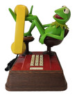 1983 Atc Kermit The Frog Push Button Telephone  Tested Works   Henson Assoc 