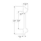 Orac Decor P7020 Polyurethane Panel chair Rail Moulding - Size Options