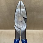 Vintage Klein Tools Lineman s Pliers M  Klein   Sons Chicago Usa Blue Handles