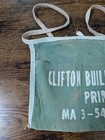Clifton Builders Supply Corp  Primos  Pa   Vtg Advertising Carpenters Nail Apron