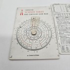 Sama   Etani Vintage Professional Concise Science Tables And Circular Slide Rule