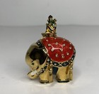 Est  e Lauder Elephant With Monkey Bejeweled Solid Perfume Compact From 2005