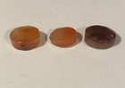 Antique Afghan Carnelian Coin Shaped Beads