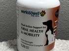 1tdc Workssowell Dual Action Joint Supplement Dogs   Cat Hip   Joint 120 Softgel