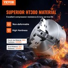 Vevor 10   3-jaw Lathe Chuck Self-centering Lathe Chuck For Grinding Drilling