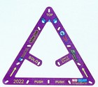 Accu-rack Outsville Billiards Rack Template Set  solo 9 10  - Purple Haze