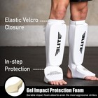 Muay Thai Mma Kickboxing Shin Guards  Elite Sports Instep Guard Sparring