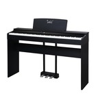 Glarry 88 Keys Digital Piano Full Standard Weighted Keyboards With Stand