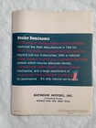 Vintage Amf Harley Davidson 1973 Motorcycle   Accessories Brochure 