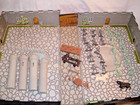 Marx Fighting Knights Carry All Medieval Play Set 1968 4635