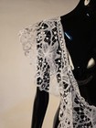 Victorian 19th C Hand Made White Battenburg Lace Bertha Collar For Dress
