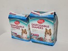 2 Pack - Simple Solution Disposable Diapaers Medium - Waist  15 -23  - 30 Each