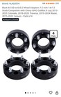 Vlaoschi 4-pack 1 5 Inch 6x120 To 6x5 5 Wheel Adapters With 14x1 5 Studs