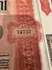 1911 Imperial Chinese Government Gold Loan  100 Bond Uncancelled W  Coupons