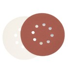 6 Inch Sanding Discs 180 Grit Hook And Loop 8 Hole Disc Sandpaper  25 Pk  45118 