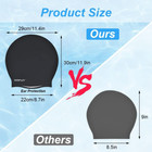 Extra Large Silicone Swimming Cap For Long Hair  Dreadlocks  And Braids