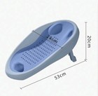 Baby Folding Bath Stand - Infant Bathing Rack With Sitting   Lying Support