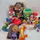 Mixed Disney Character Figure Lot Mickey Minnie Buzz Lightyear Maui Pooh Frozen