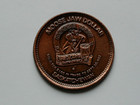 Moose Jaw Sk Canada 1982 Trade Dollar Token With Cpr Locomotive   Bronze-plated