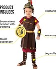 Kids Gladiator Costume   Shield S - Xl Boys Roman Warrior Soldier Halloween