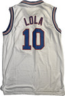 Lola Tune Squad White Stitched Jersey Champion Space Jam Men   s Size M Basketball
