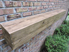 Reclaimed Barn Wood Fireplace Mantel  Beam  Floating  Rustic Salvaged  8x8x72   
