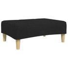 Bowery Hill Contemporary Sofa Bed In Black Finish Polyester Fabric