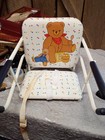 Vtg Graco Tot Loc Booster Seat Portable Hook On Table High Chair Teddy Bear Box