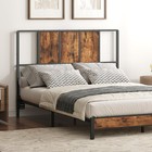Full Size Headboard Only Metal Headboard With Adapters Minimalist Industrial    