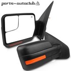 Tow Mirrors Power Heated Signal Puddle Light Side Pair For 2004-2014 Ford F-150