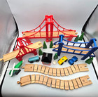 Wooden Railway Bridge Track Vehicle Tree Lot Works W Thomas Train   Friends Brio